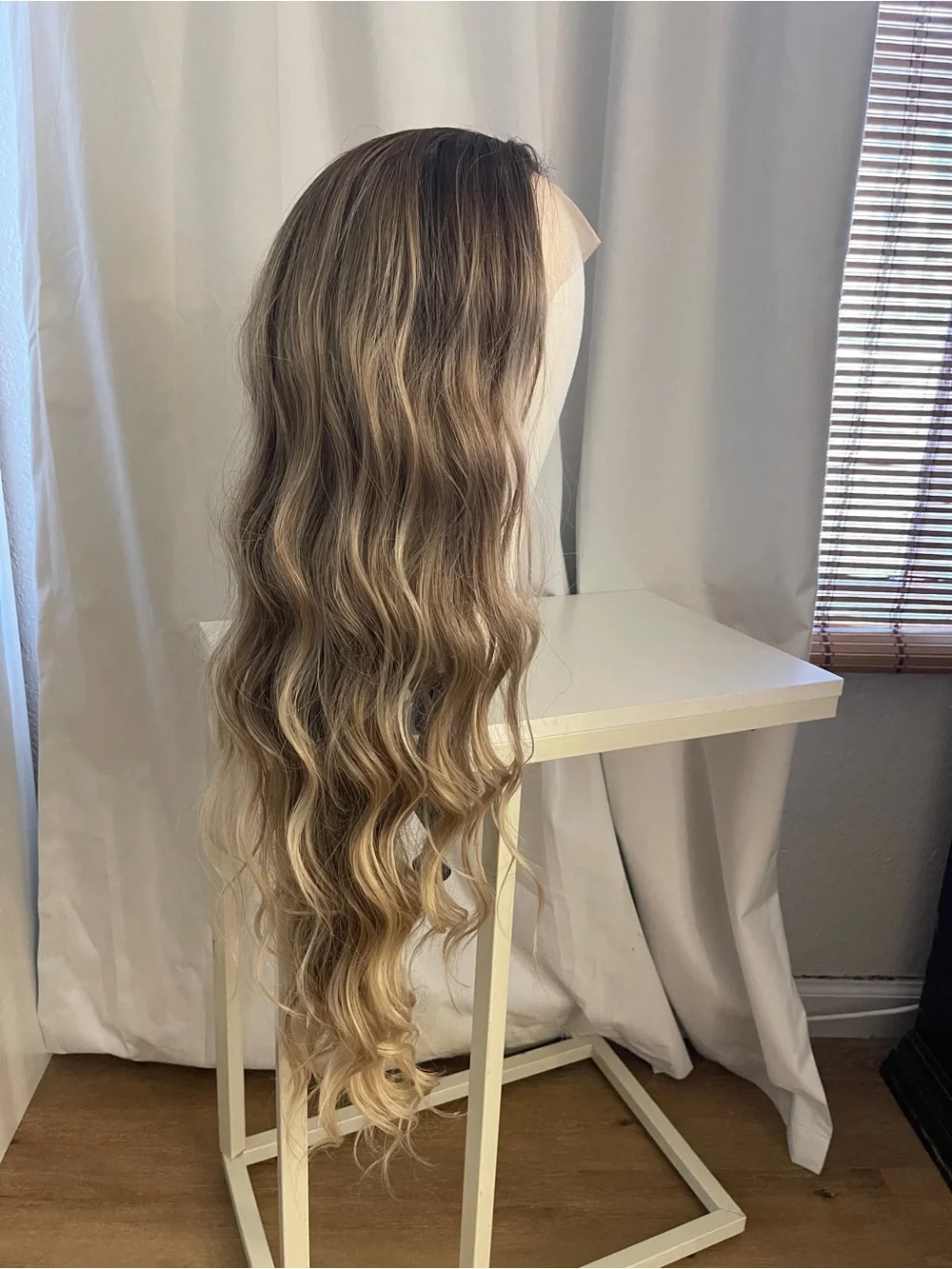 Long Wavy Blonde Balayage Wig - Natural Blonde- 30
